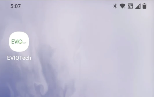EVIQtech app icon on Android home screen
