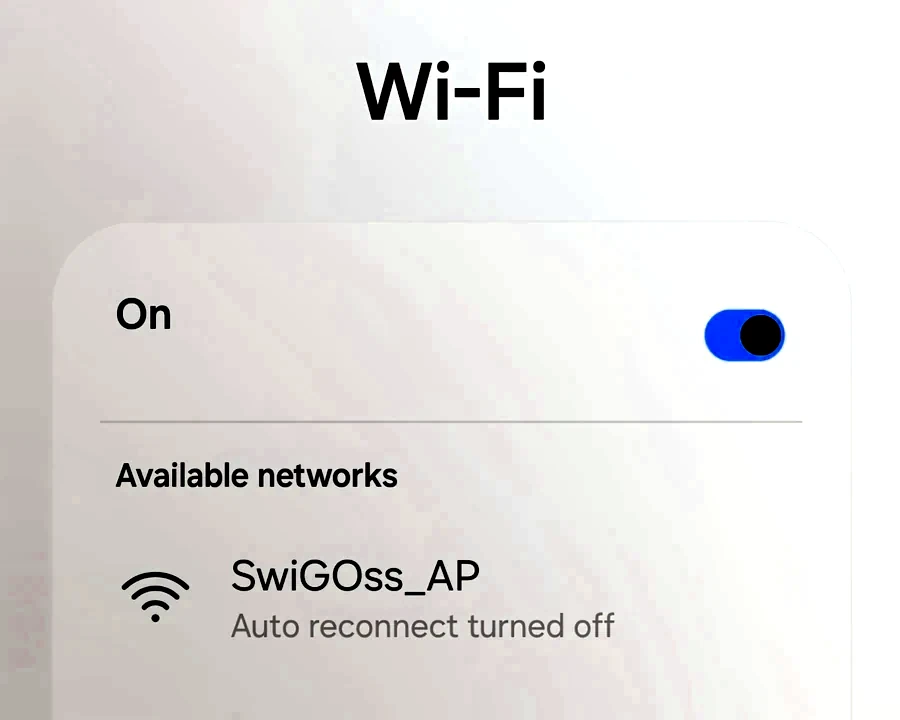 SwiGOss_AP in available networks